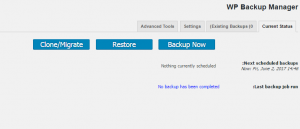  WP Backup Manager