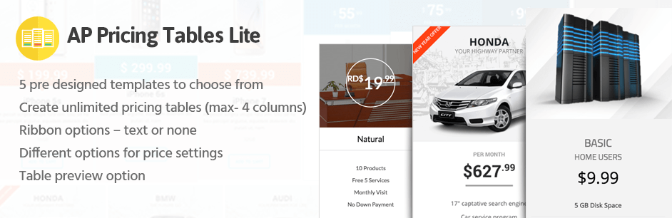 AP Pricing Tabs Lite