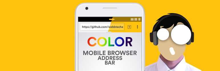 افزونه تغییر رنگ نوار آدرس موبایل