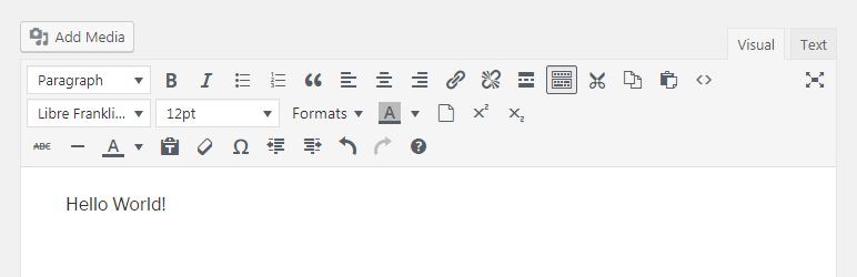 مدیریت ویرایشگر وردپرس