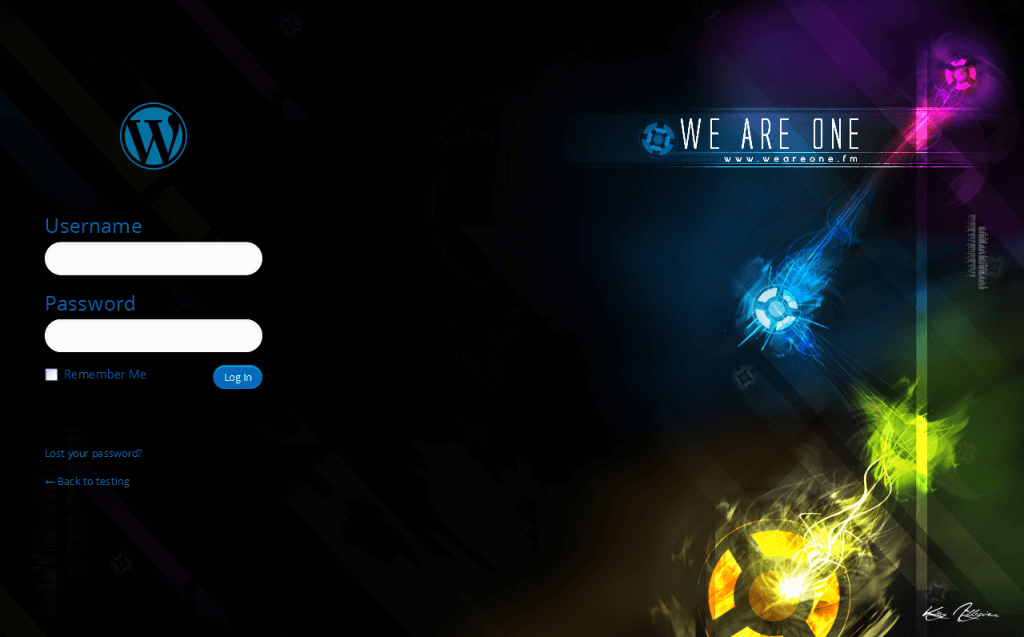 Customize Admin Login