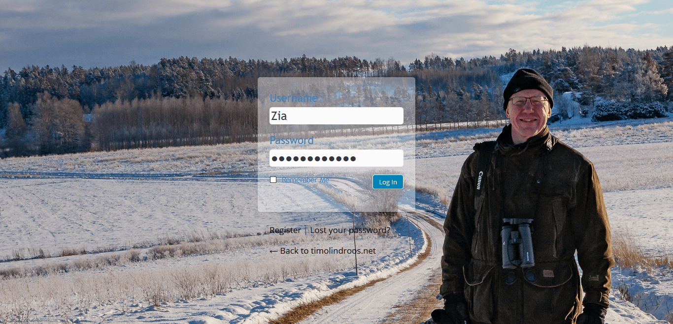 Customize Admin Login
